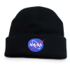 Czapka zimowa z logo NASA (czarna)