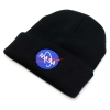 Czapka zimowa z logo NASA (czarna)