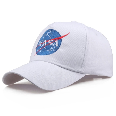 Czapeczka z daszkiem NASA (biała)