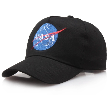 Czapeczka z daszkiem NASA (czarna)