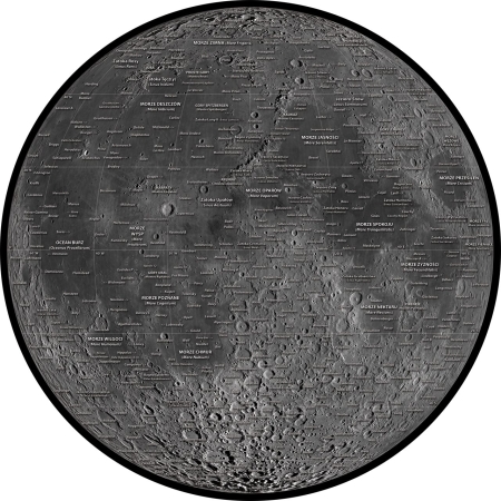 Atlas Księżyca, Mapa Księżyca
