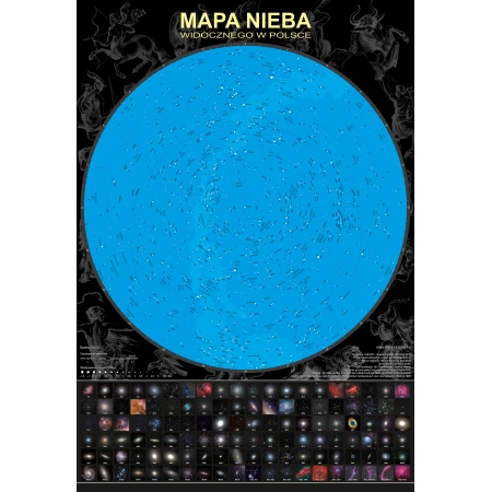 Mapa Nieba - plakat