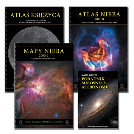 Poradnik Miłośnika Astronomii, Atlas Nieba 2000.0, Mapy Nieba 2000.0, Atlas Księżyca
