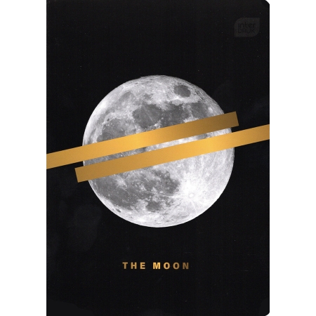 Zeszyt - The Moon, A5, 96 kartek, kratka
