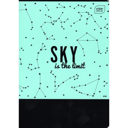 Zeszyt - Sky is the limit, A5, 60 kartek, kratka